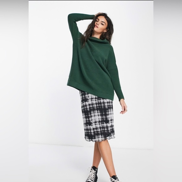 Free People Ottoman slouchy tunic sweater in pine size xs - Picture 4 of 12